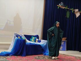 گفت‌وگوی عضو نوجوان کانون کرمانشاه با داوران قصه‌گویی رده استانی