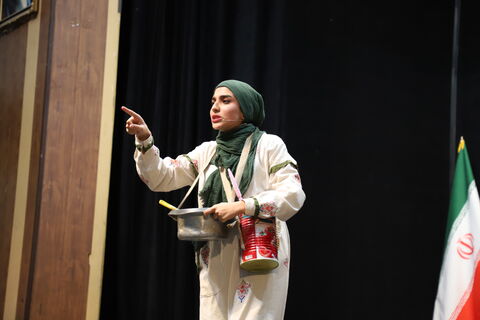 چند نما از دومین روز از برگزاری مرحله استانی بیست و پنجمین جشنواره بین المللی قصه‌گویی در کانون قزوین