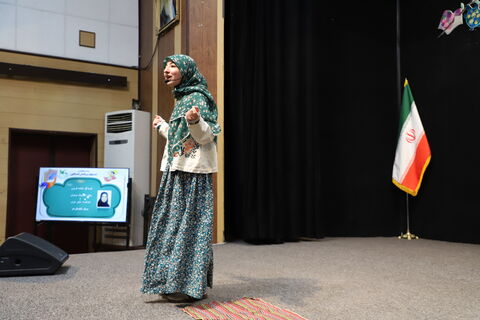 چند نما از دومین روز از برگزاری مرحله استانی بیست و پنجمین جشنواره بین المللی قصه‌گویی در کانون قزوین