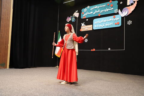 چند نما از دومین روز از برگزاری مرحله استانی بیست و پنجمین جشنواره بین المللی قصه‌گویی در کانون قزوین