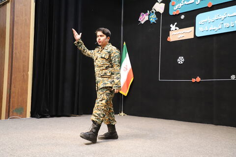 چند نما از دومین روز از برگزاری مرحله استانی بیست و پنجمین جشنواره بین المللی قصه‌گویی در کانون قزوین