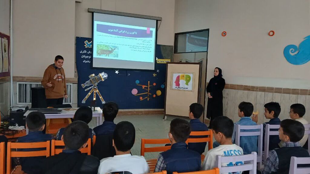 فعالیت اعضای نوجوان مرکز ۸ مشهد همزمان با هفته پژوهش