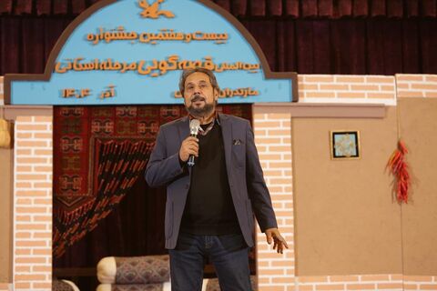 حضور مجید قناد در مرحله استانی جشنواره قصه گویی مازندران، چالوس