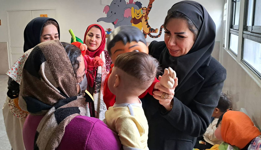 حضور مربیان کانون استان تهران در بیمارستان کودکان بهرامی تهران