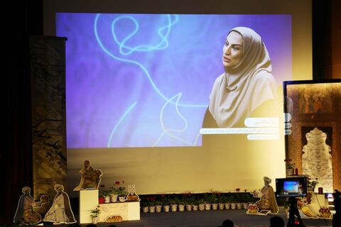 اختتامیه مرحله استانی جشنواره بین المللی قصه‌گویی در سالن غدیر برگزار شد