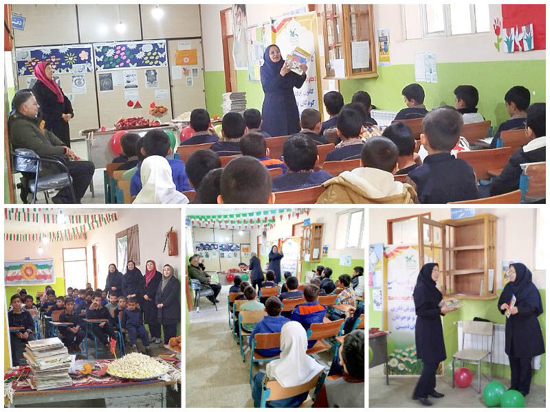 فعالیت‌های یلدایی کاروان پیک امید کانون نمین در روستای جید