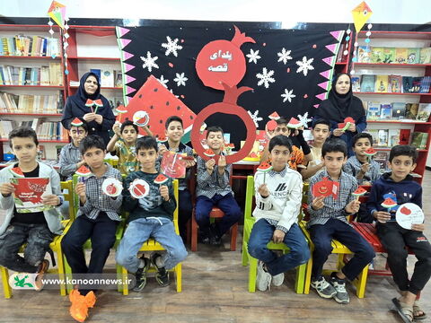 آلبوم تصویری شب یلدا با طعم قصه و کتاب در مراکز کانون استان بوشهر