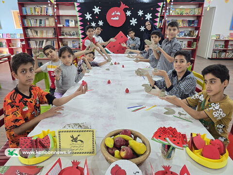 شب یلدا با طعم قصه و کتاب در مراکز کانون استان بوشهر ۲