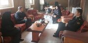 نشست سرپرست کانون کرمانشاه با معاونت اجتماعی نیروی انتظامی