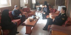 نشست سرپرست کانون کرمانشاه با معاونت اجتماعی نیروی انتظامی