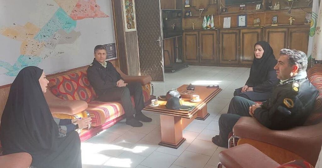 نشست سرپرست کانون کرمانشاه با معاونت اجتماعی نیروی انتظامی