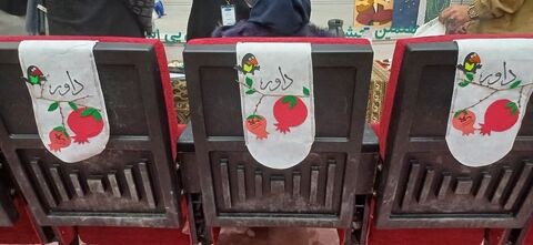 گزارش تصویری6/ حواشی برپایی جشنواره قصه‌گویی از چیدمان دکور تا برپایی سفره یلدا