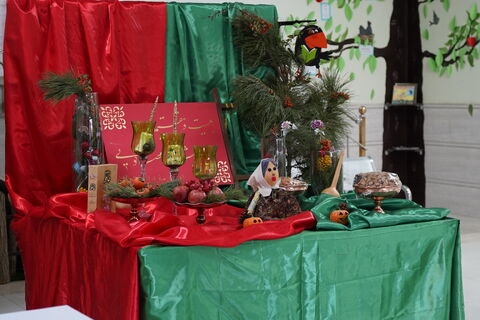 گزارش تصویری6/ حواشی برپایی جشنواره قصه‌گویی از چیدمان دکور تا برپایی سفره یلدا