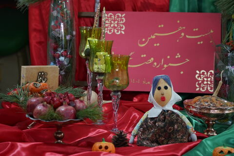 گزارش تصویری6/ حواشی برپایی جشنواره قصه‌گویی از چیدمان دکور تا برپایی سفره یلدا