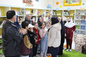 جشن اعضای مراکز کانون اردبیل همزمان با پرتاب موفق سه ماهواره ایرانی