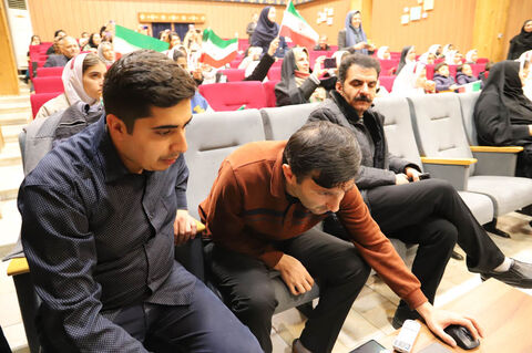 کودکان اردبیلی پرتاب سه ماهواره را جشن گرفتند