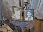 دیدار مشاور مدیرعامل کانون کشور و مدیرکل کانون فارس با همسر شهید علی کسائی