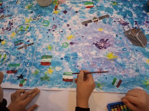 گزارش تصویری/ اجرای از زمین تا ثریا در مراکز کانون همدان