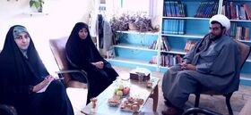 برگزاری جلسه با حضور رئیس امور مساجد چناران و فرمانده بسیج حوزۀ شهری در مرکز چناران