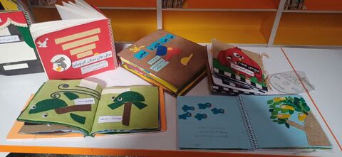 افتتاح نمایشگاه کتاب‌های حسی- لمسی در مرکز 3 همدان