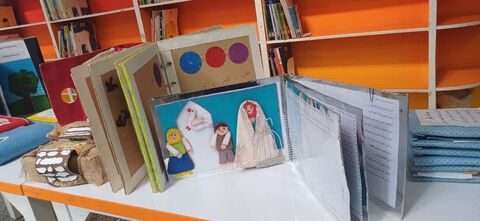 افتتاح نمایشگاه کتاب‌های حسی- لمسی در مرکز 3 همدان