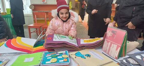 افتتاح نمایشگاه کتاب‌های حسی- لمسی در مرکز 3 همدان