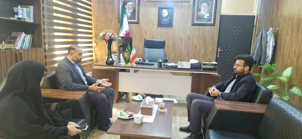 دیدار مدیرکل کانون خوزستان با فرماندار باوی