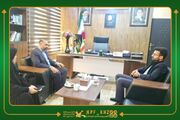 دیدار مدیرکل کانون خوزستان با فرماندار باوی