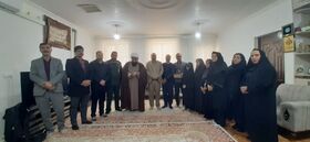 از پدر قرآنی فراهان همزمان با روز پدر ​​​​​​​تجلیل شد