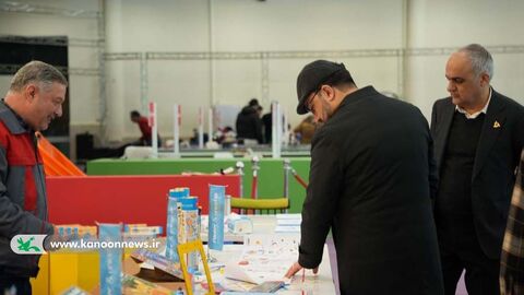 بازدید مدیرعامل کانون و رئیس هیئت مدیره انجمن تولیدکنندگان اسباب بازی از دهمین جشنواره ملی اسباب بازی