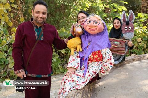 تماشاخانه سیار کانون در استان کرمان