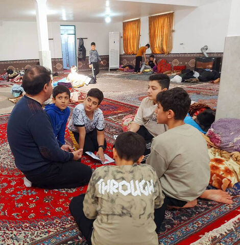 اعتکاف دانش‌آموزی در پارس‌آباد با برنامه‌های فرهنگی همراه شد