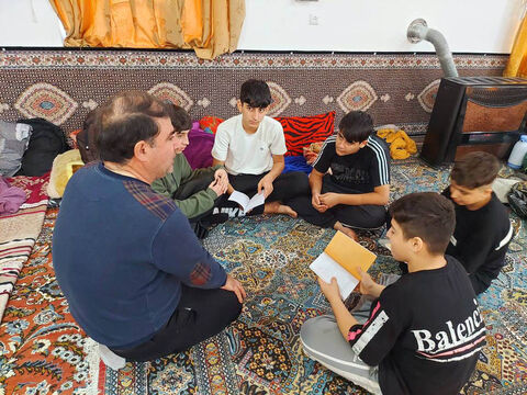 اعتکاف دانش‌آموزی در پارس‌آباد با برنامه‌های فرهنگی همراه شد