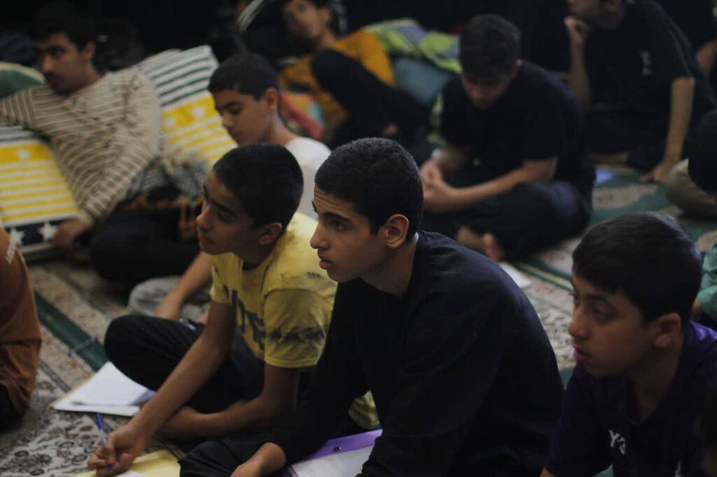 حضور مدیرکل کانون فارس در جمع نوجوانان معتکف