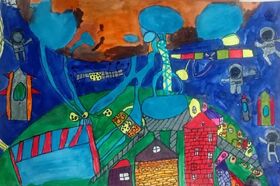 کسب رتبه سوم کشوری عضو کانون همدان در دهمین جشنواره"رویای کهکشانی من"