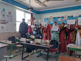 آشنایی کودکان روستای گامیشلی شهرستان گمیشان، با شخصیت حضرت زینب(س)