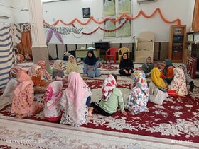 ویژه‌برنامه فرهنگی کودکان معتکف در لارستان برگزار شد