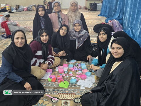 حضور فعال اعضا و مربیان کانون استان بوشهر در مراسم اعتکاف