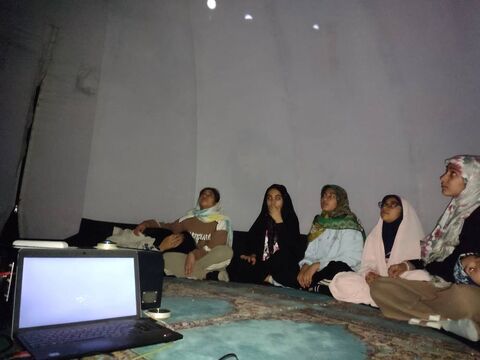 حضور  مدیرکل و مربیان کانون فارس در جمع معنوی معتکفین