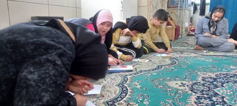 حضور  مدیرکل و مربیان کانون فارس در جمع معنوی معتکفین