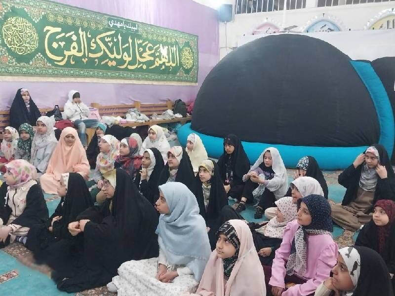 تجربهای متفاوت از اعتکاف کودک و نوجوان با واحد نجوم سیار کانون فارس