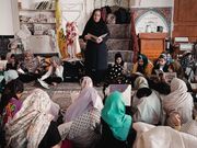 برنامه‌های فرهنگی مرکز تایباد برای کودکان معتکف در مسجد جامع