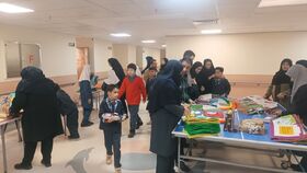 برپایی نمایشگاه کتاب‌هایی حسی- لمسی در مدارس امید و مدرس همدان