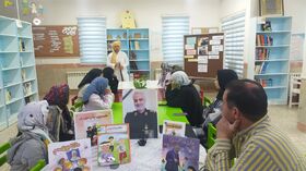 ادای احترام کودکان و نوجوانان به سردار دلها