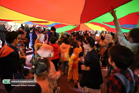 استقبال کودکان و نوجوانان از دهمین جشنواره ملی اسباب‌بازی کانون