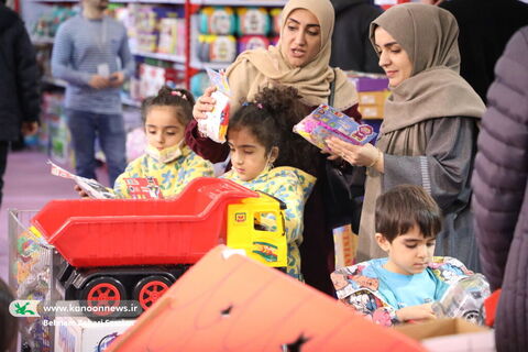 استقبال کودکان و نوجوانان از دهمین جشنواره ملی اسباب‌بازی کانون