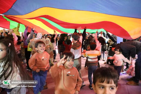 استقبال کودکان و نوجوانان از دهمین جشنواره ملی اسباب‌بازی کانون