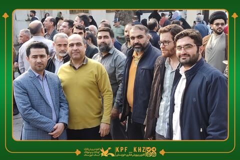 حضور همکاران کانون خوزستان در تجمع مردم اهواز در محکومیت اقدامات تروریستی