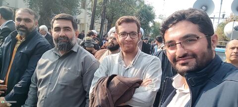 حضور همکاران کانون خوزستان در تجمع مردم اهواز در محکومیت اقدامات تروریستی