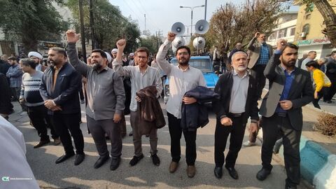 حضور همکاران کانون خوزستان در تجمع مردم اهواز در محکومیت اقدامات تروریستی